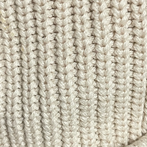 J Crew Organic cotton cable-knit varsity cardigan sweater - Picture 4 of 8